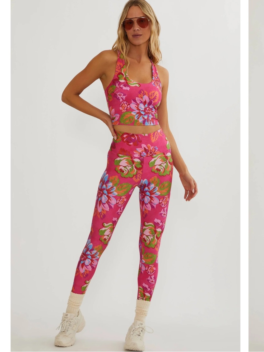 Beach Riot Piper Legging in Sugar Bloom NWT